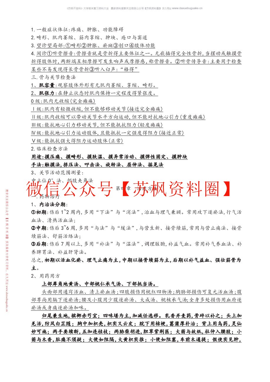 中医骨伤学